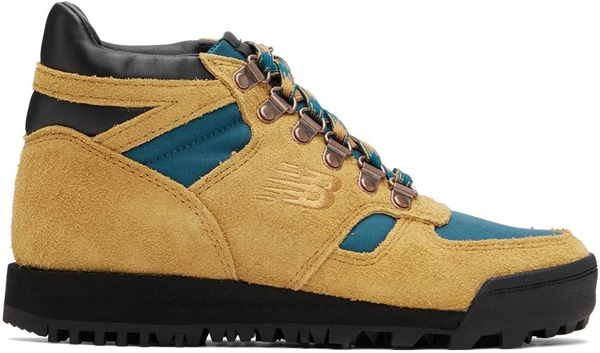 New Balance Tan & Blue Rainier Boots 1