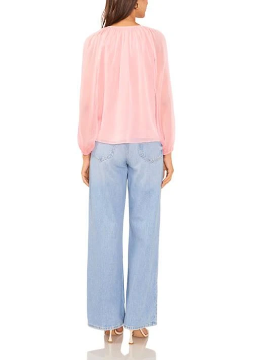 1. State Womens Blouson Sleeve Blouse 4