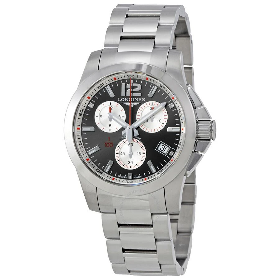 Longines Conquest Chronograph Grey Dial Men's Watch L3.700.4.79.6 1