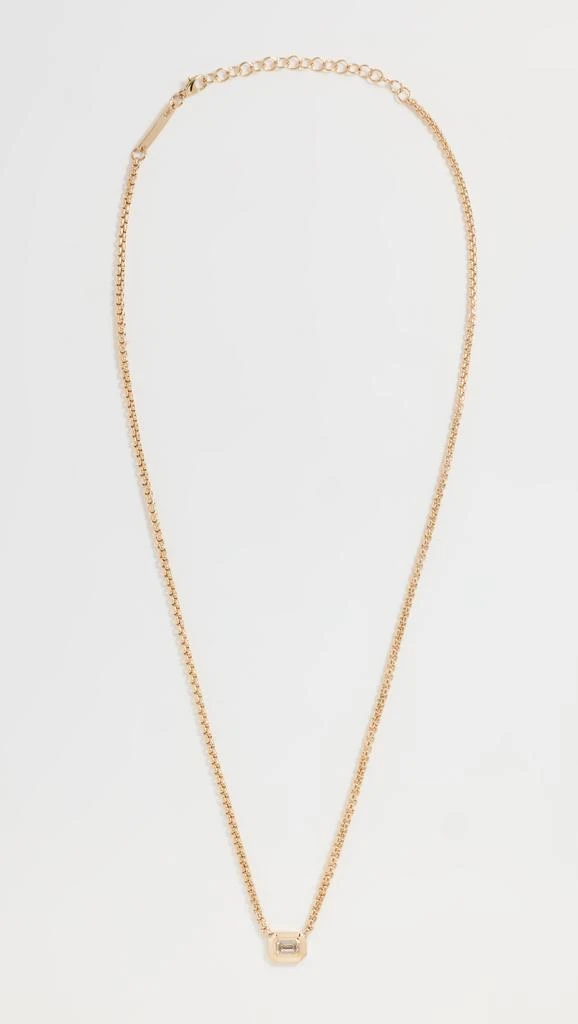 Zoe Chicco 14k Gold Emerald Cut Diamond Necklace 3