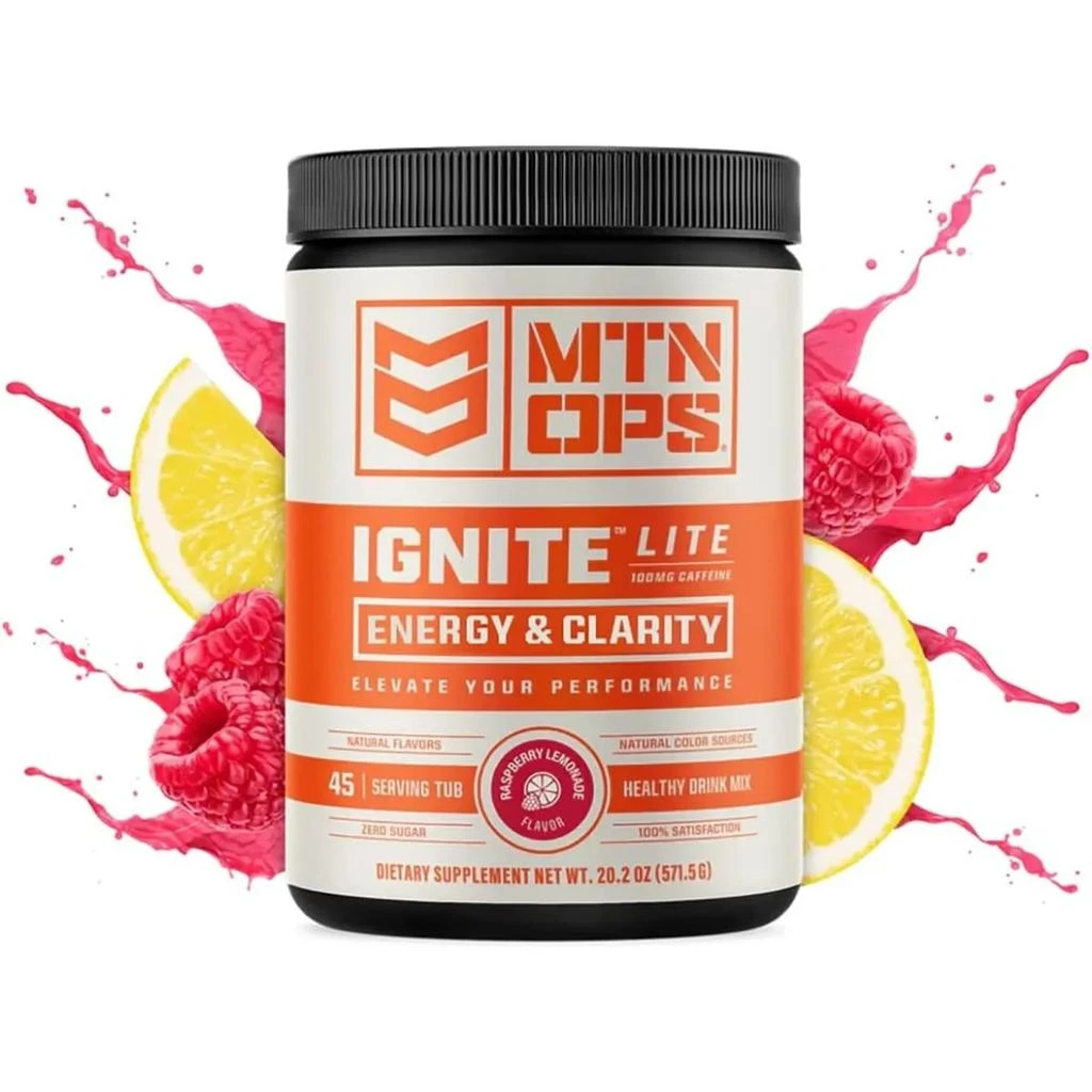MTN OPS MTN OPS Ignite Lite Supercharged Energy Drink Mix