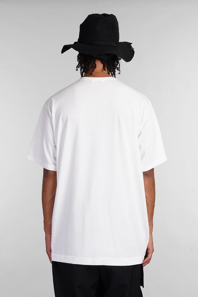 Tシャツ・カットソー YOHJI YAMAMOTO White Cotton Oversize T-Shirt Yohji Yamamoto Cotton T-shirt | White | FARFETCH PL
