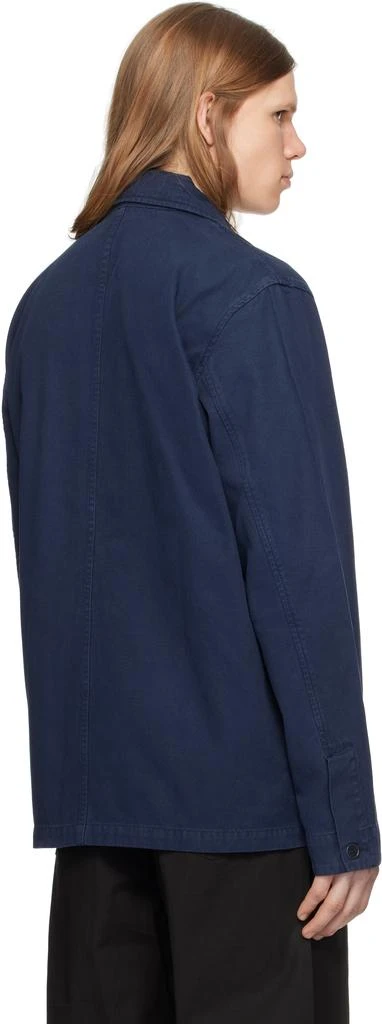 Norse Projects Navy 'Norse Standard' Twill Overshirt 3
