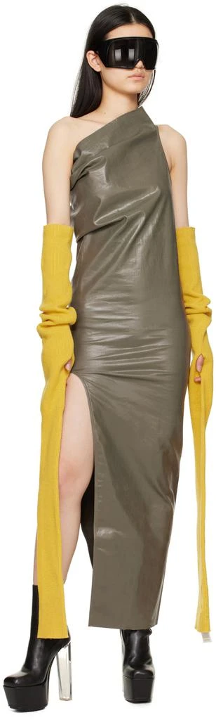 Rick Owens Yellow Knit Extended Sleeves 4