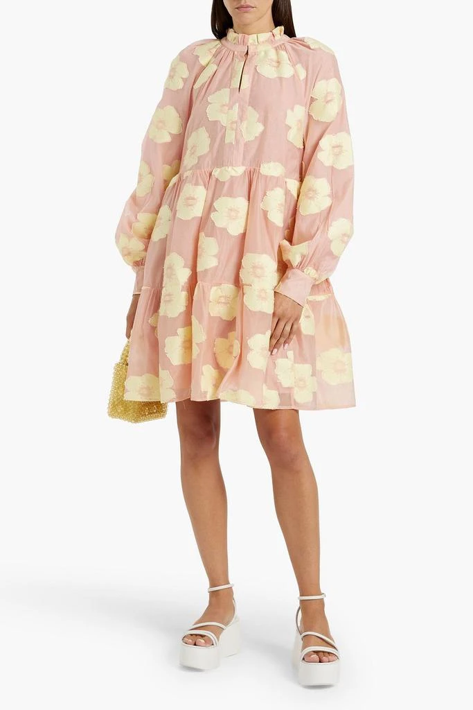 Stine Goya Jasmine fil coupé organza mini dress 2