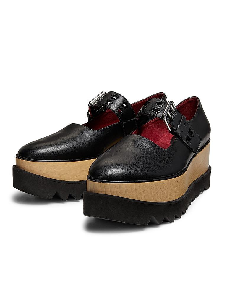 Stella McCartney Elyse 70MM Mary Jane Platform Wedges