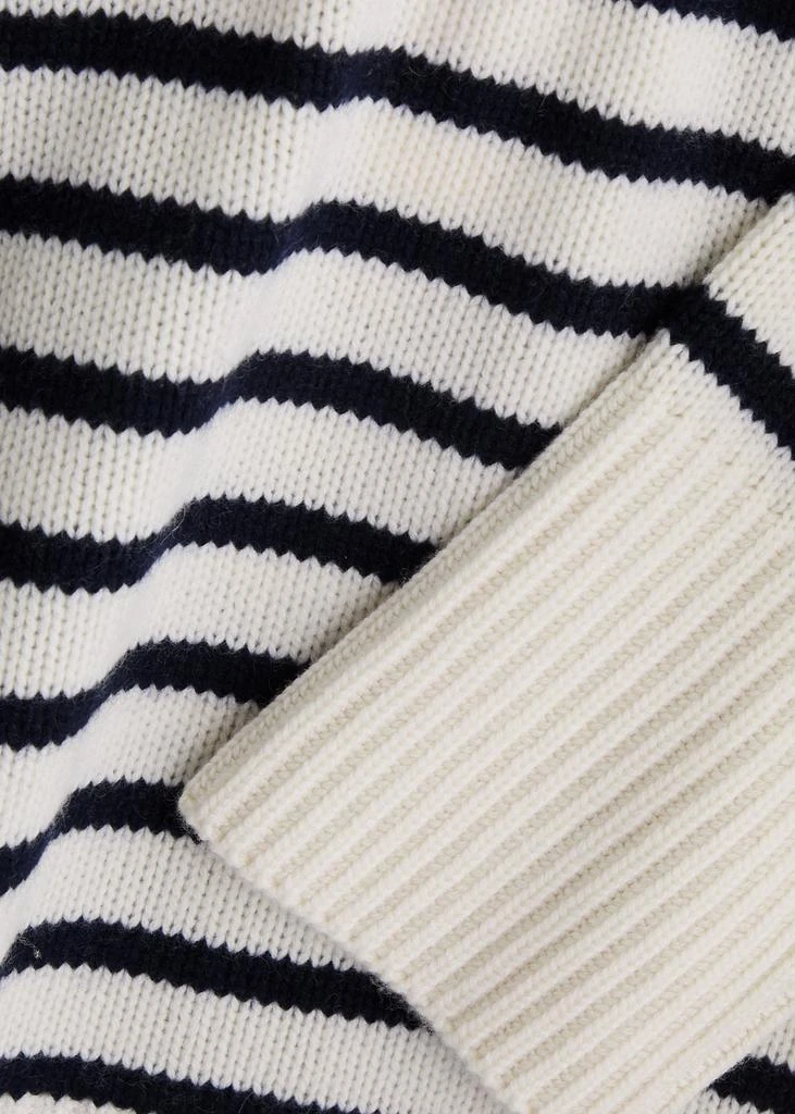 Lisa Yang Sony striped-intarsia cashmere jumper 5