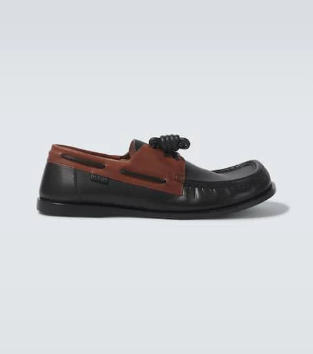 Loewe Campo leather boat shoes 1