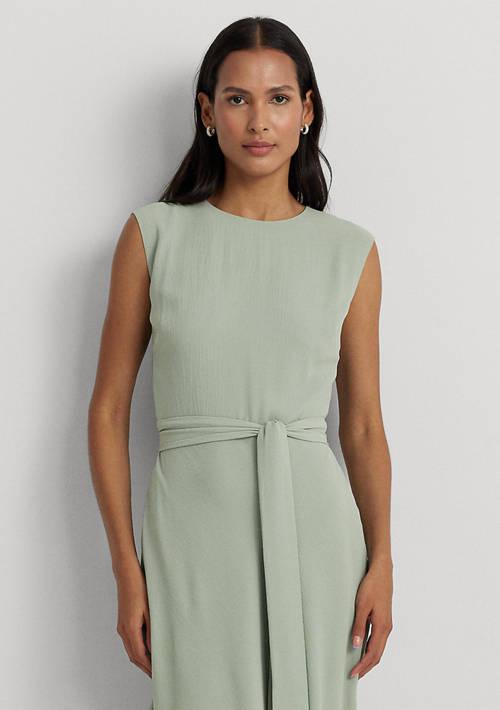 Ralph Lauren Ralph Lauren Belted Bubble Crepe Dress