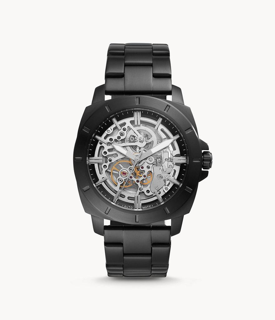 Fossil Men's Privateer Sport Automatic, Black-Tone Stainless Steel Watch