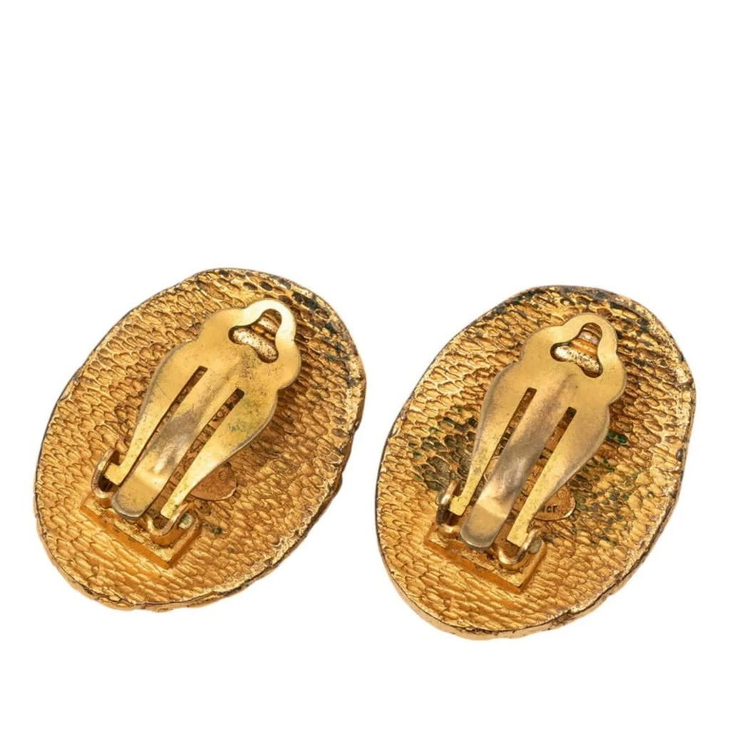 Chanel Plating Clip Earrings (Pre-Owned) 2