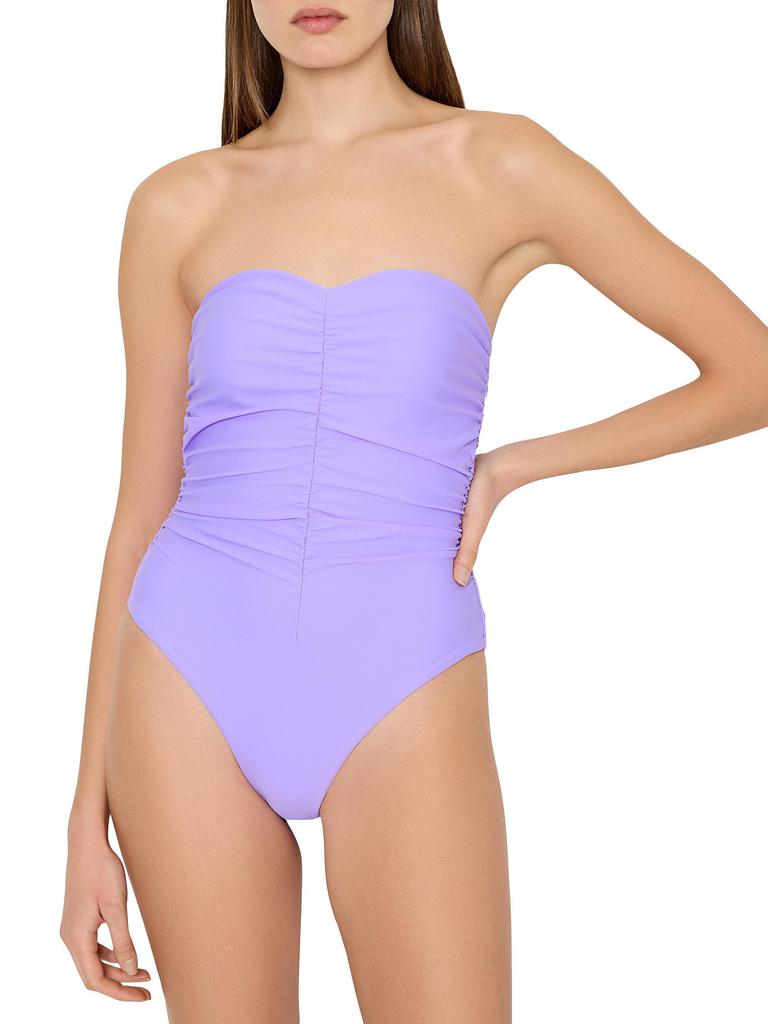 Milly Ruched One-Piece Swimsuit