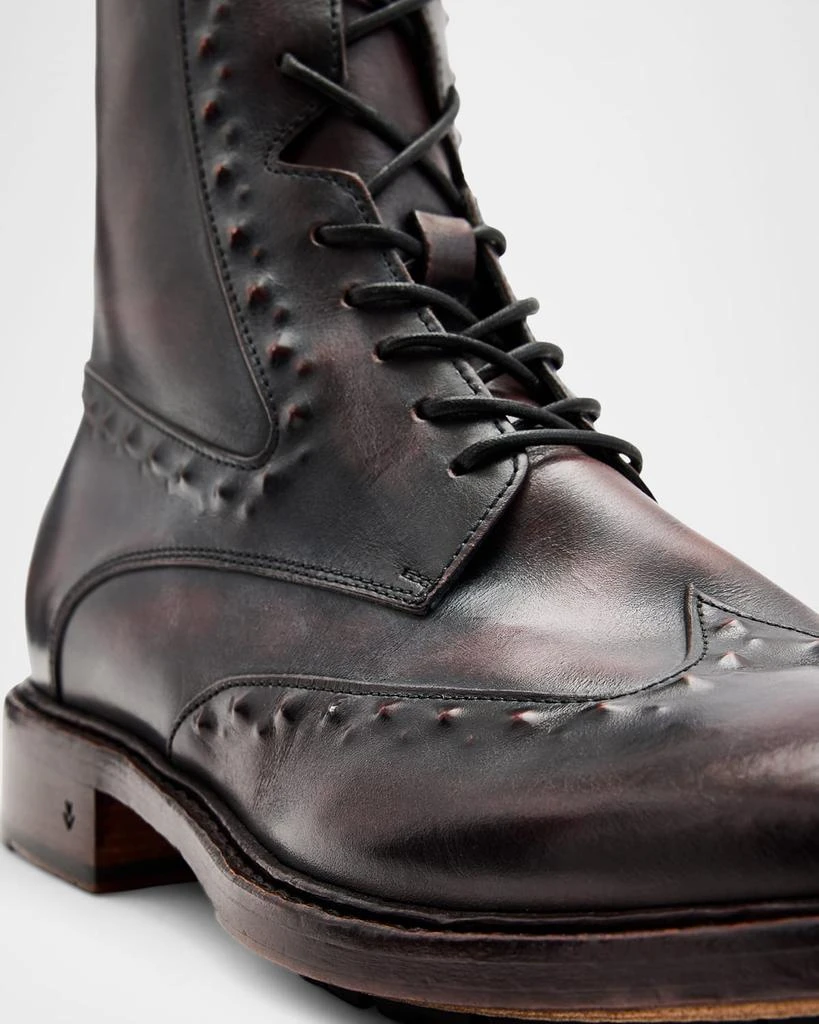 John Varvatos Men's Fleetwood Ghost Stud Leather Boots 4