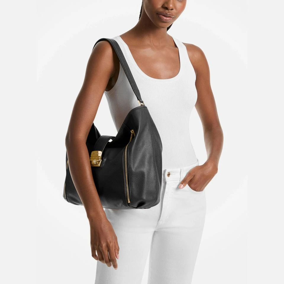 Michael Kors MICHAEL Michael Kors Addie Leather Hobo Bag 2