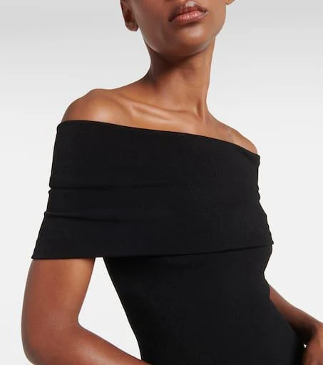 Alaïa Off-shoulder knit bodysuit 5