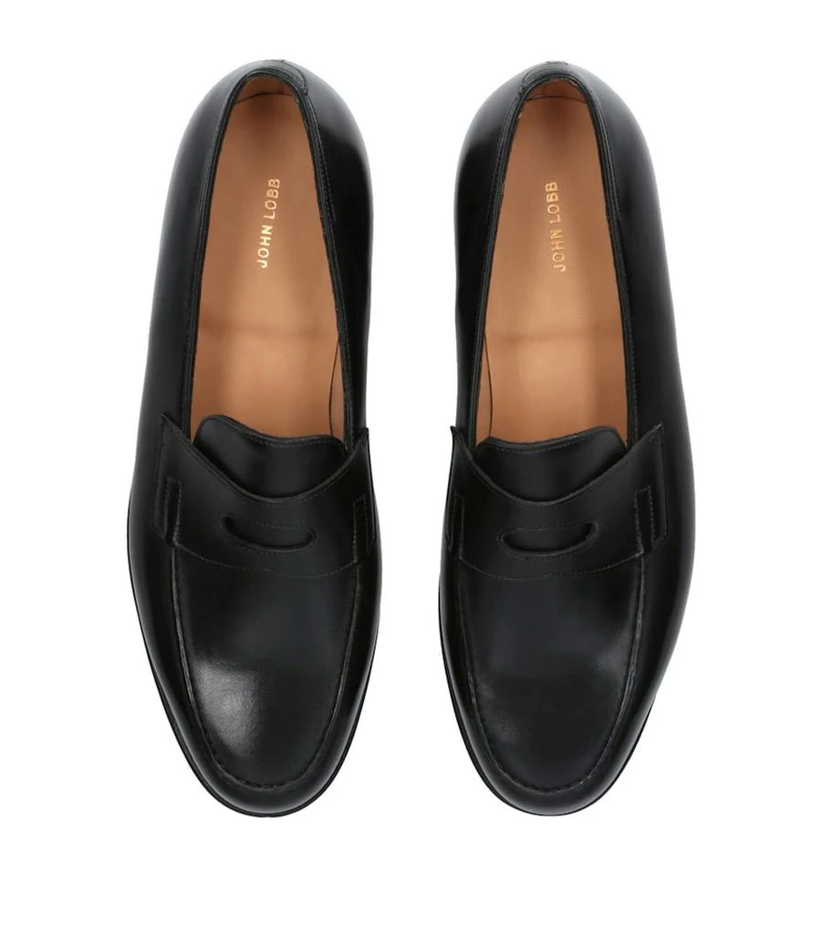John Lobb Leather Lopez Loafers 4
