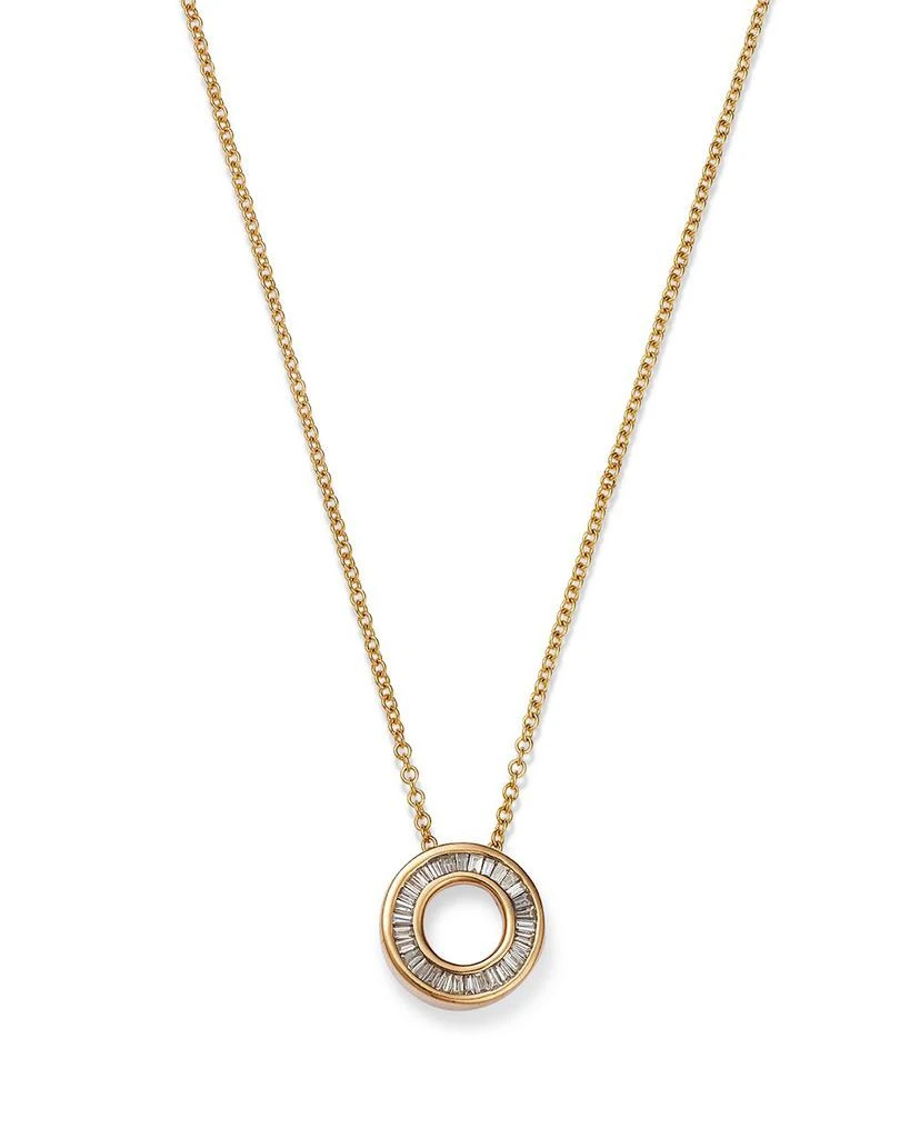 Bloomingdale's Diamond Circle Pendant Necklace in 14K Yellow Gold, 0.20 ct. t.w. 5
