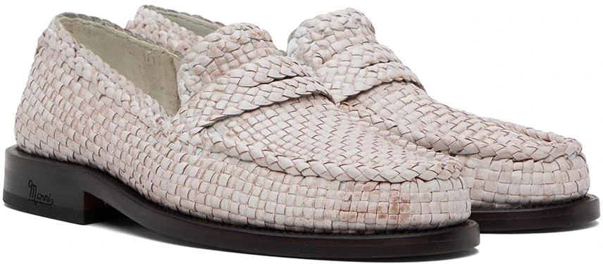 Marni White Bambi Loafers 4
