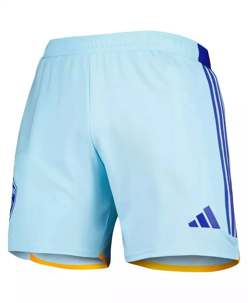 Adidas Men's Light Blue Colorado Rapids 2023 Away AEROREADY Authentic Shorts 3
