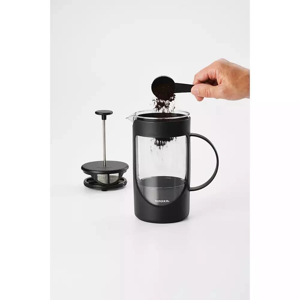 Bonjour Coffee Unbreakable 40oz Plastic French Press with Lock and Toss™ Filter 2