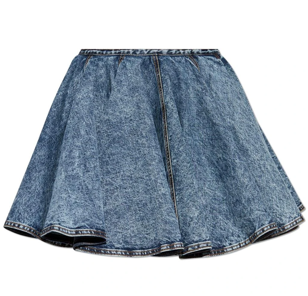 Alaïa Alaïa Denim Skater Skirt 1