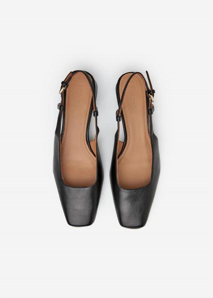 Flattered Women's Elin Sling Back Flats In Black