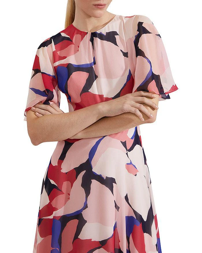HOBBS LONDON Freya Printed Silk Dress 4