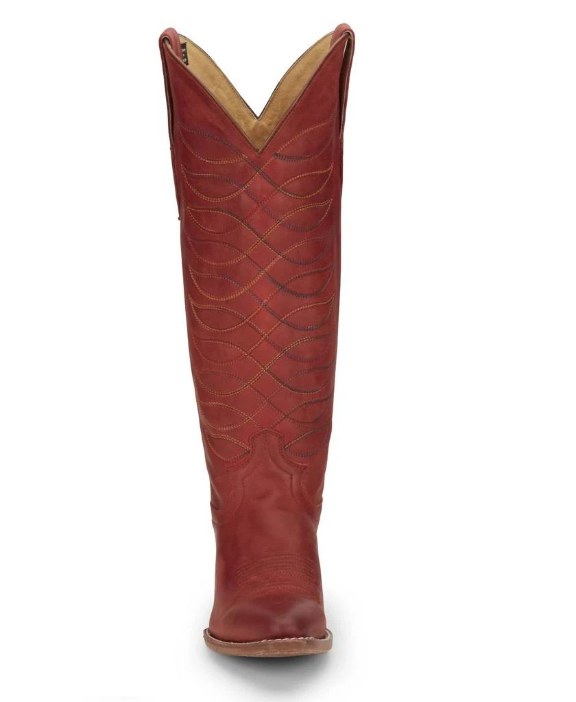 Justin Women's Whitley Western Boots - B/medium Width In Red 4