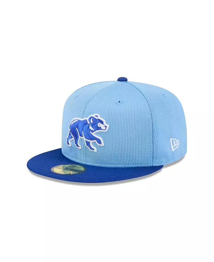 New Era Men's Light Blue Chicago Cubs 2025 Spring Training 59FIFTY Fitted Hat 4