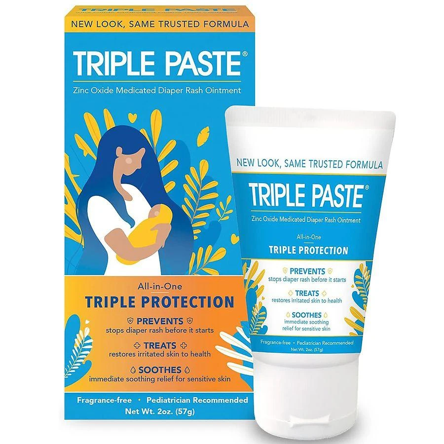 Triple Paste Medicated Ointment for Diaper Rash Fragrance Free