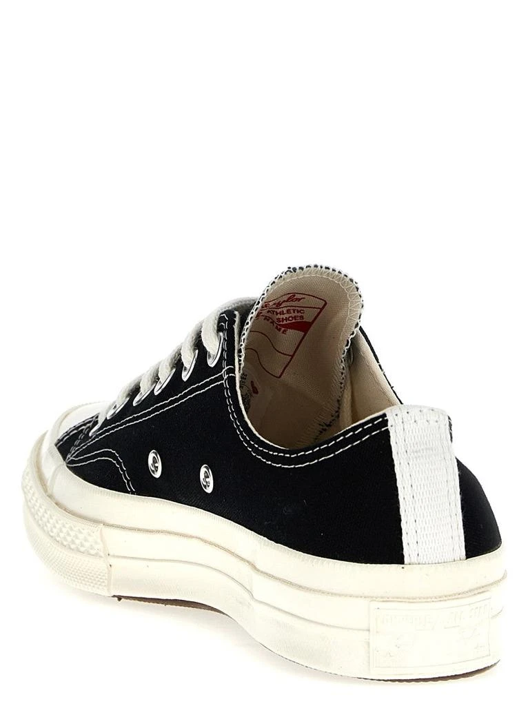 Comme des Garcons Canvas Sneakers With Contrast Heart Print 3