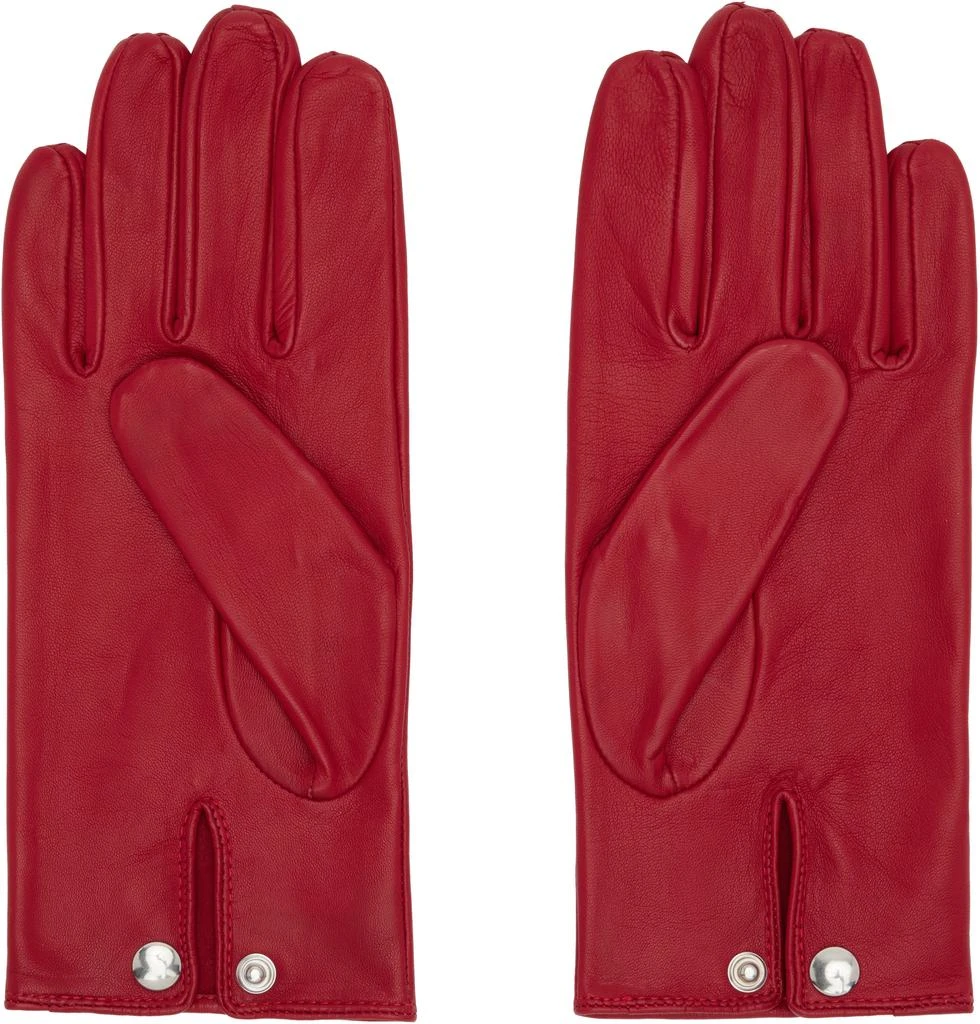 Ernest W. Baker Red Leather Gloves 2