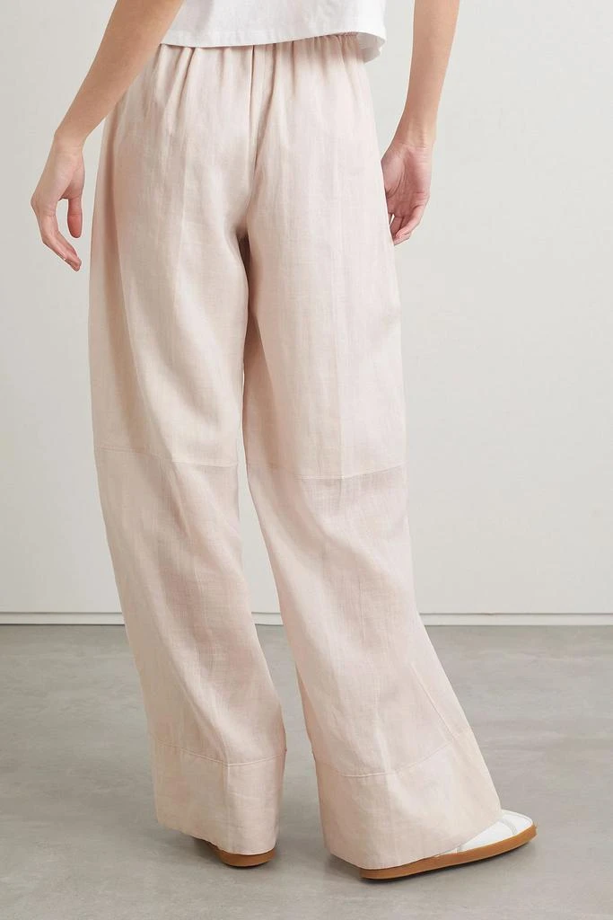 Joseph Milner paneled ramie-voile wide-leg pants 3