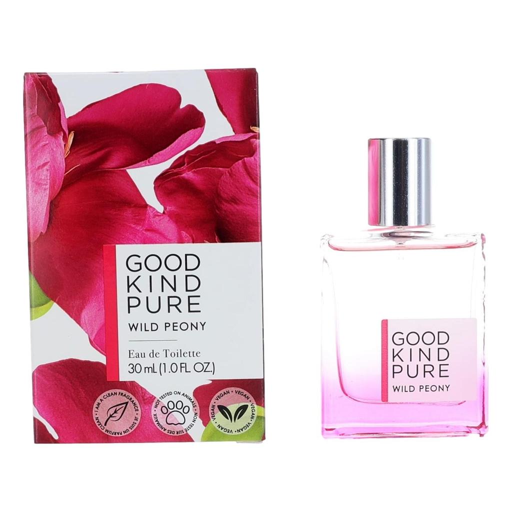 Coty 2pcs Good Kind Pure Wild Peony by , 1 oz Eau De Toilette Spray for Women