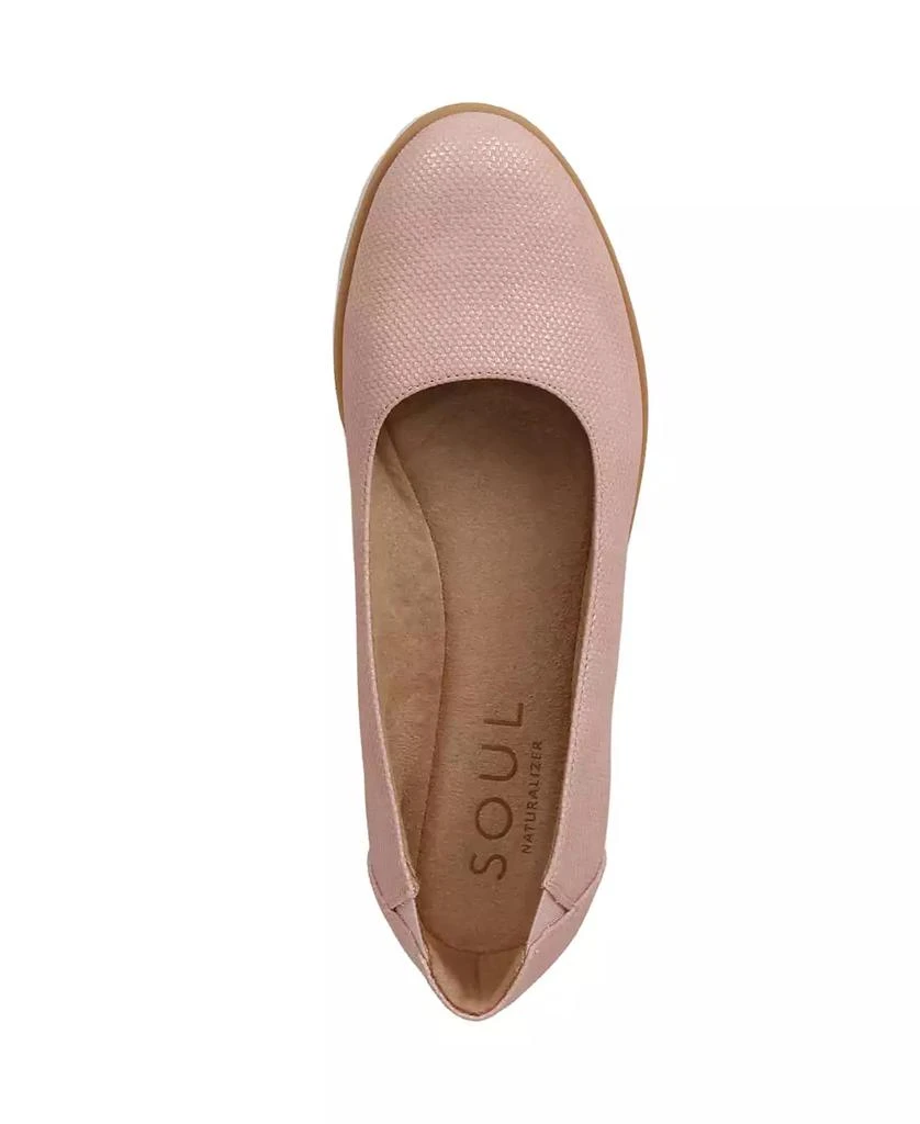 Soul Naturalizer Women's Idea-Ballet Round Toe Low Wedge Flats 4