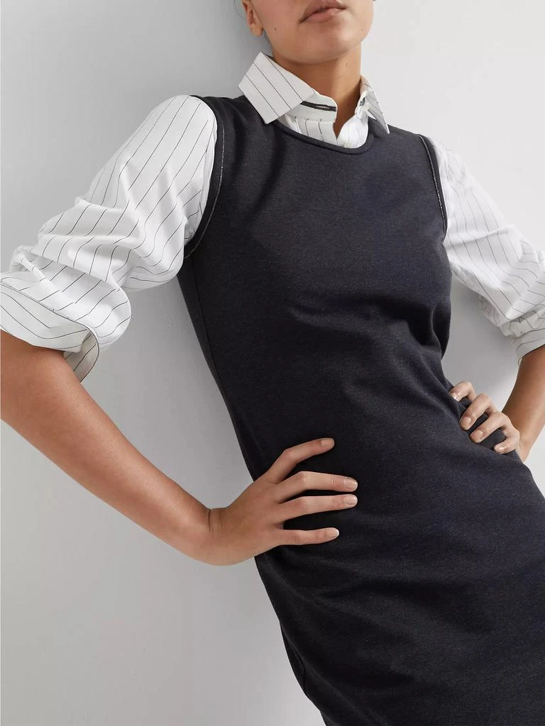 Brunello Cucinelli Stretch Cotton Couture Interlock Dress 5