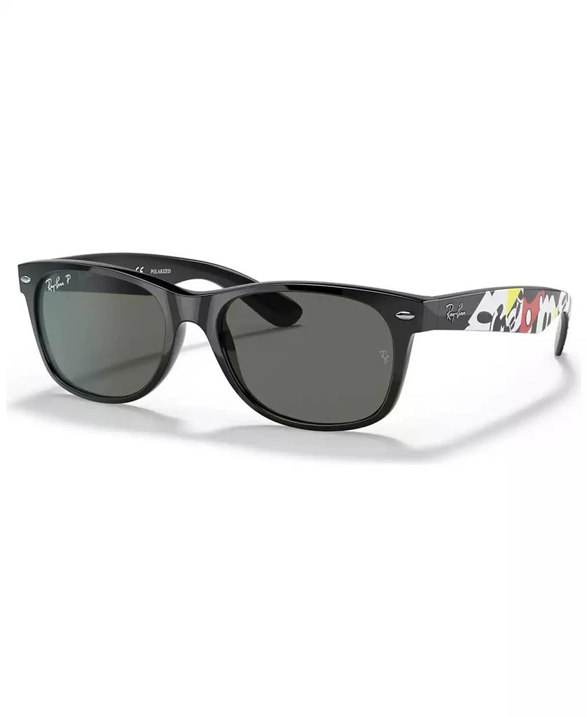 Ray-Ban Disney Unisex Polarized Sunglasses, RB2132 NEW WAYFARER 1
