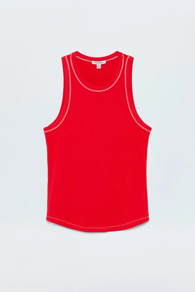 Pistola Denim Blake Tank - Cherry 5