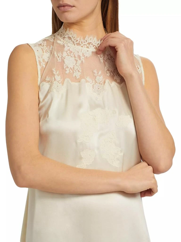 DÔEN Valeria Lace & Silk Minidress 6