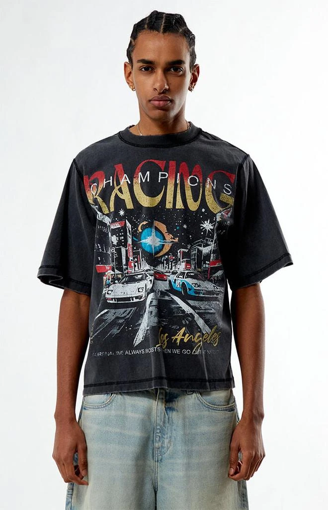 PacSun LA Racing Cropped T-Shirt 1