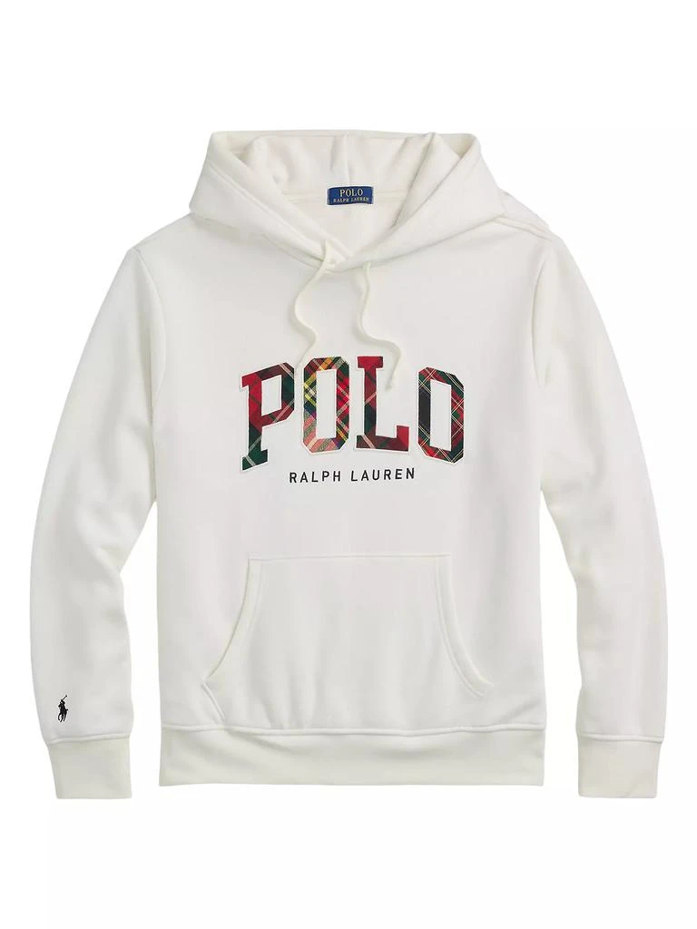 Ralph Lauren Logo Plaid Fleece Hoodie 1
