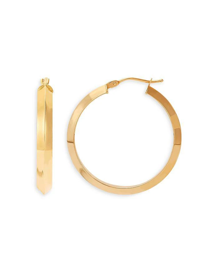 Bloomingdale's 14K Yellow Gold Tube Hoop Earrings 3