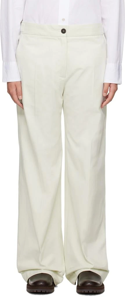 Studio Nicholson Off-White Reynosa Trousers