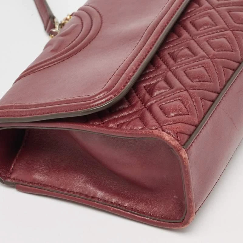 Tory Burch Tory Burch Red Leather Small Fleming Shoulder Bag 15