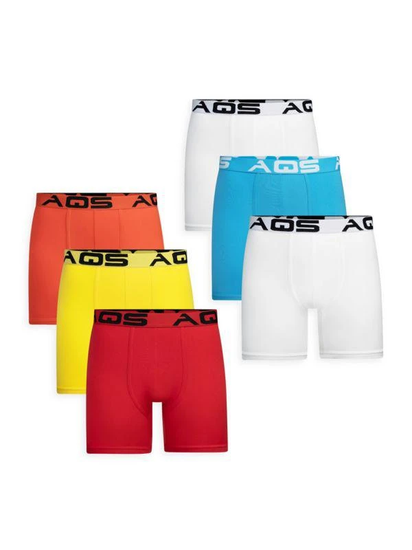 AQS 6-Pack Assorted Boxer Briefs 1