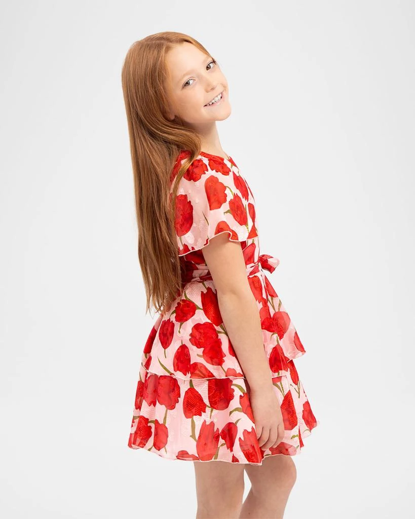Zoe Girl's Savannah Tulip-Print Dress, Size 7-16 3