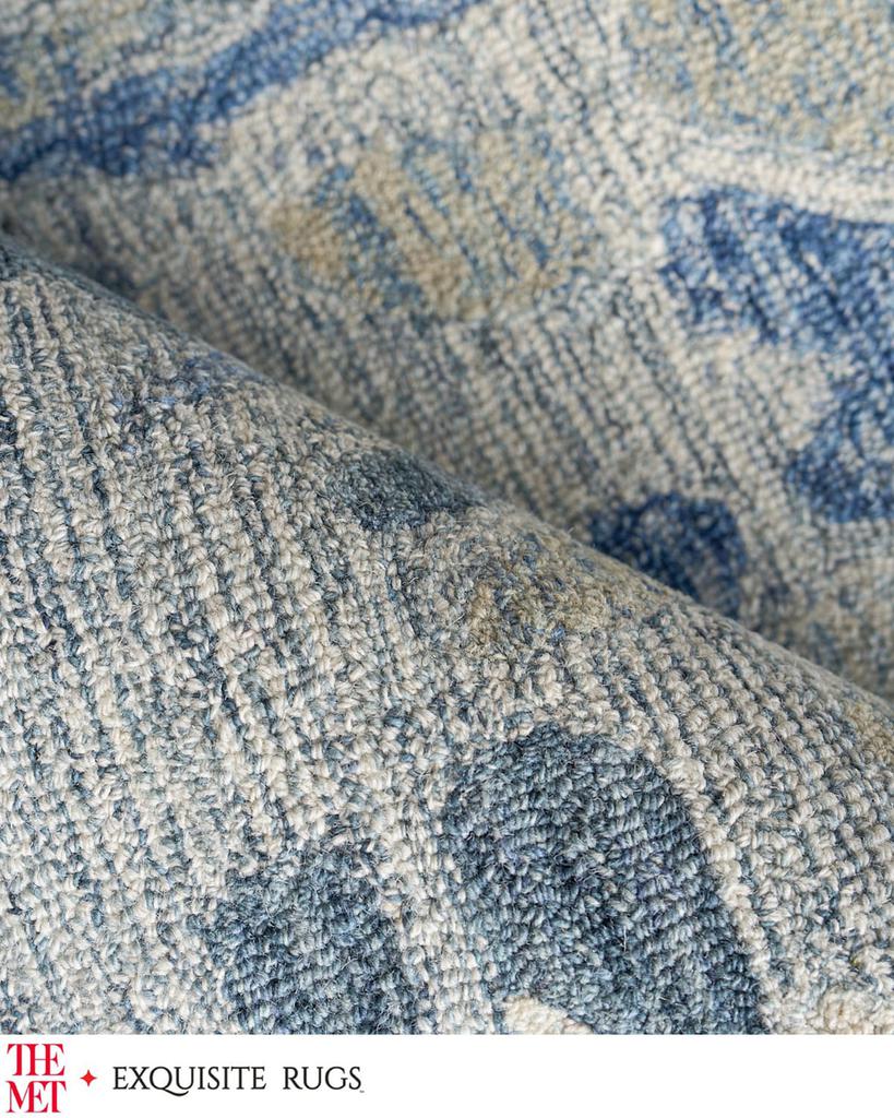 Exquisite Rugs Botanica Hand-Tufted Blue Rug, 10' x 14'