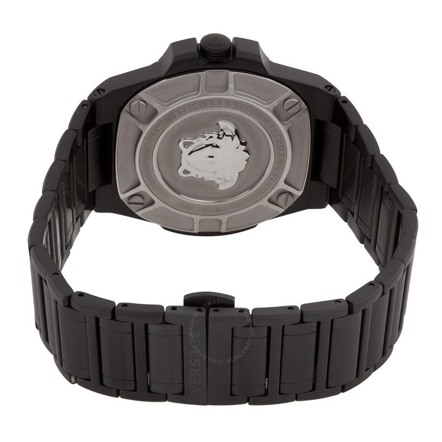 Versace Greca Reaction Quartz Black Dial Men's Watch VE3I00622 3
