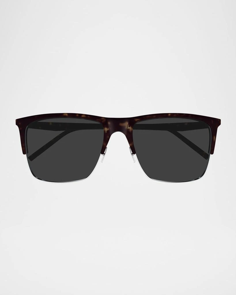 Yves Saint Laurent Men's SL 768M Acetate Rectangle Sunglasses 1