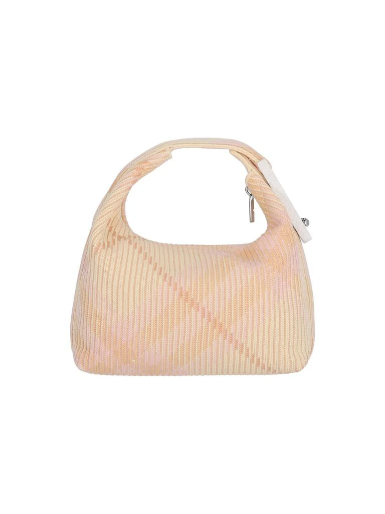Burberry Burberry Check Pattern Zipped Tote Bag 2
